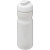 Športová fľaša s vyklápacím viečkom - 650 ml, farba - bílá