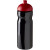 Športová fľaša s kupolovitým viečkom - 650 ml, farba - černá