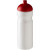 Športová fľaša s kupolovitým viečkom - 650 ml, farba - bílá