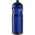 Športová fľaša s kupolovitým viečkom - 650 ml, farba - modrá