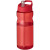 Športová fľaša s viečkom H2O Base® 650 ml, farba - červená