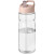 Športová fľaša s viečkom H2O Base® 650 ml, farba - světle růžová