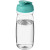 Športová fľaša s vyklápacím viečkom - 600 ml, farba - průhledná