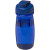 Športová fľaša s vyklápacím viečkom - 600 ml, farba - modrá