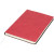 Zápisník Liberty z príjemne mäkkého materiálu, farba - červená