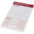 Poznámkový blok Desk-Mate® 1/3 A4, farba - bílá, veľkosť - 100 pages
