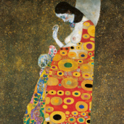 NOTIQUE Poznámkový kalendár Gustav Klimt 2027, 30 x 30 cm