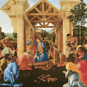 NOTIQUE Poznámkový kalendár Sandro Botticelli 2027, 30 x 30 cm
