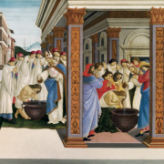 NOTIQUE Poznámkový kalendár Sandro Botticelli 2027, 30 x 30 cm