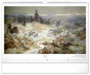 NOTIQUE Nástenný kalendár Slovanská epopej – Alfons Mucha 2027, 48 x 33 cm