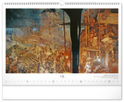 NOTIQUE Nástenný kalendár Slovanská epopej – Alfons Mucha 2027, 48 x 33 cm