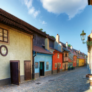 NOTIQUE Poznámkový kalendár Praha EN/CZ 2027, 20 x 20 cm