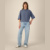Stella Raya dámske cropped tričko - Stanley Stella, farba - blue grey, veľkosť - XL
