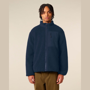 Brooker unisex voľná sherpa bunda