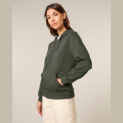 Mixer unisex mikina na zips s kapucňou - Stanley Stella