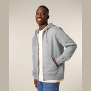 Mixer unisex mikina na zips s kapucňou - Stanley Stella