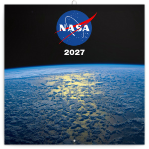 NOTIQUE Grid calendar NASA 2027, 30 x 30 cm
