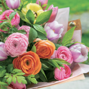 NOTIQUE Grid calendar Flowers 2027, 30 x 30 cm