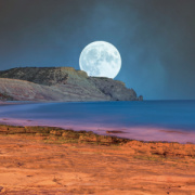NOTIQUE Grid calendar The Moon 2027, 30 x 30 cm