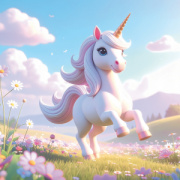 NOTIQUE Grid calendar Happy Unicorns 2027, 30 x 30 cm