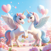 NOTIQUE Grid calendar Happy Unicorns 2027, 30 x 30 cm