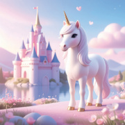 NOTIQUE Grid calendar Happy Unicorns 2027, 30 x 30 cm
