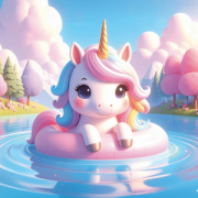 NOTIQUE Grid calendar Happy Unicorns 2027, 30 x 30 cm