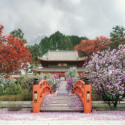 NOTIQUE Grid calendar Gardens 2027, 30 x 30 cm