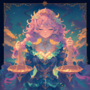 NOTIQUE Grid calendar Anime Zodiac 2027, 30 x 30 cm