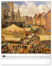 NOTIQUE Nástenný kalendár Impresionizmus 2027, 48 x 56 cm