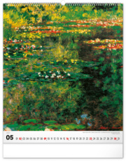 NOTIQUE Nástenný kalendár Impresionizmus 2027, 48 x 56 cm