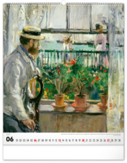 NOTIQUE Nástenný kalendár Impresionizmus 2027, 48 x 56 cm