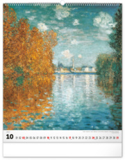 NOTIQUE Nástenný kalendár Claude Monet 2027, 48 x 56 cm