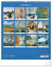 NOTIQUE Nástenný kalendár Claude Monet 2027, 48 x 56 cm