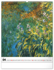 NOTIQUE Nástenný kalendár Claude Monet 2027, 48 x 56 cm