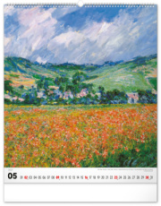 NOTIQUE Nástenný kalendár Claude Monet 2027, 48 x 56 cm