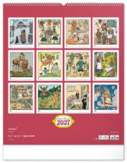 NOTIQUE Nástenný kalendár Josef Lada 2027, 48 x 56 cm