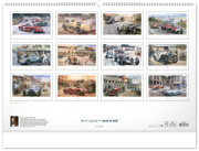 NOTIQUE Nástenný kalendár Oldtimers – Václav Zapadlík 2027, 64 x 42 cm