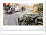 NOTIQUE Nástenný kalendár Oldtimers – Václav Zapadlík 2027, 64 x 42 cm