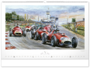 NOTIQUE Nástenný kalendár Oldtimers – Václav Zapadlík 2027, 64 x 42 cm