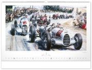 NOTIQUE Nástenný kalendár Oldtimers – Václav Zapadlík 2027, 64 x 42 cm