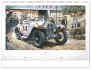 NOTIQUE Nástenný kalendár Oldtimers – Václav Zapadlík 2027, 64 x 42 cm