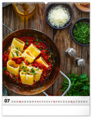 NOTIQUE Nástenný kalendár Gourmet 2027, 48 x 56 cm
