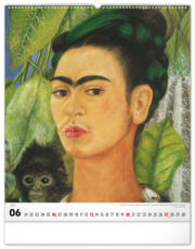 NOTIQUE Nástenný kalendár Frida Kahlo 2027, 48 x 56 cm