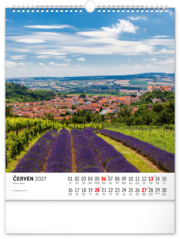 NOTIQUE Nástenný kalendár Potulky moravskou krajinou CZ 2027, 30 x 34 cm