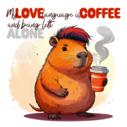 NOTIQUE Grid calendar Cheeky Capybaras 2027, 30 x 30 cm