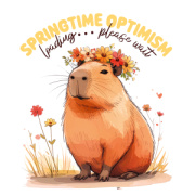 NOTIQUE Grid calendar Cheeky Capybaras 2027, 30 x 30 cm