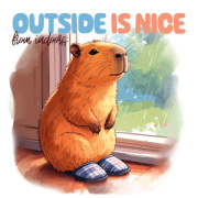 NOTIQUE Grid calendar Cheeky Capybaras 2027, 30 x 30 cm