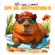 NOTIQUE Grid calendar Cheeky Capybaras 2027, 30 x 30 cm
