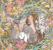 Kalendár Alfons Mucha - viazanka